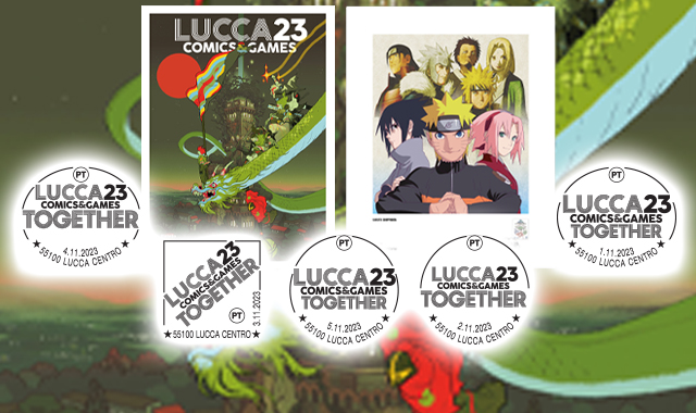 Parte “Lucca Comics&Games 2023” tra cartoline, fumetti e francobolli
