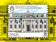 Un francobollo per i 300 anni della Biblioteca Nazionale Universitaria di Torino
