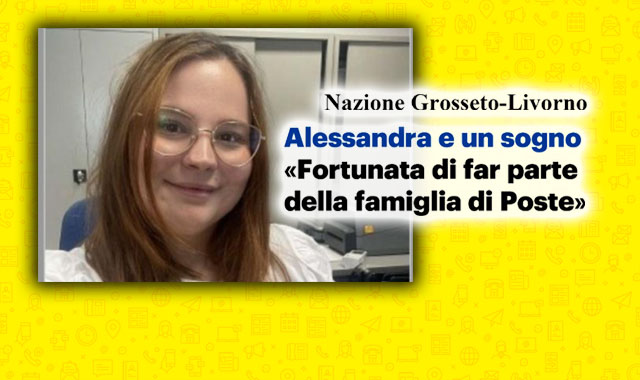 La neoassunta Alessandra: “Poste offre importanti possibilità di crescita”