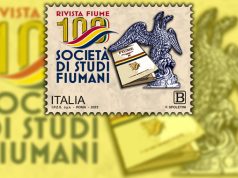 Un francobollo dedicato alla Società di Studi Fiumani, nel 100° anniversario della fondazione