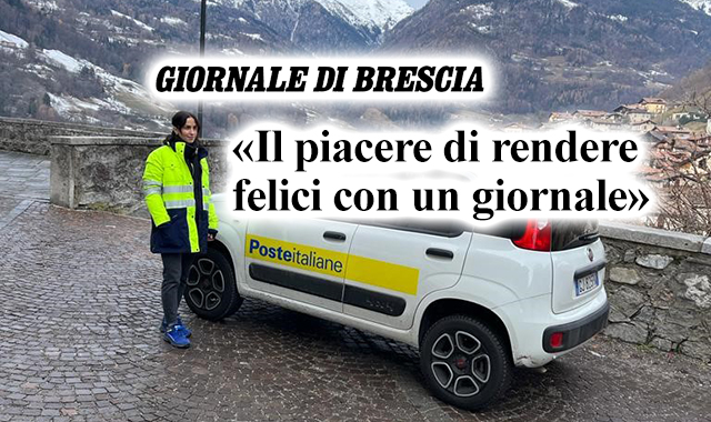 Brescia, la portalettere di Bagolino: “Il nostro mestiere rende felice le persone”
