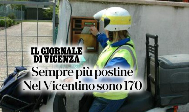 Poste, boom di assunzioni femminili nel territorio di Vicenza