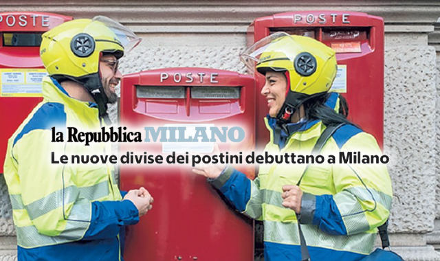 A Milano nuove divise per oltre 650 portalettere di Poste Italiane