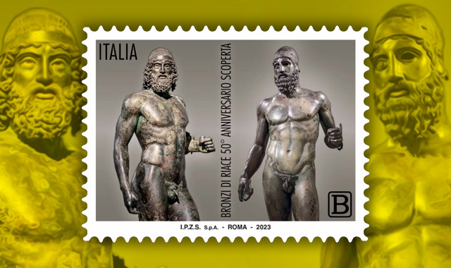 Bronzi di Riace: un francobollo dedicato per i 50 anni dalla scoperta