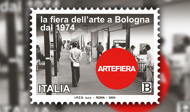 Un francobollo dedicato alla Fiera dell’Arte di Bologna