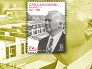 Un francobollo per il centenario della nascita dell’architetto Carlo Melograni