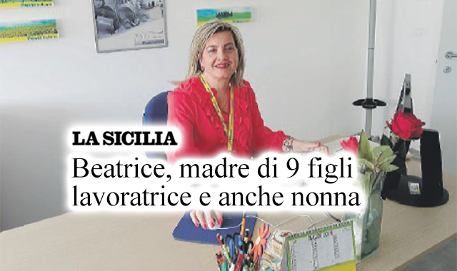 All’ufficio postale di Caltanissetta c’è Beatrice, mamma di 9 figli