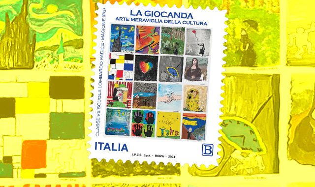 La Giocanda: ecco il francobollo con le 16 opere pittoriche più famose del mondo