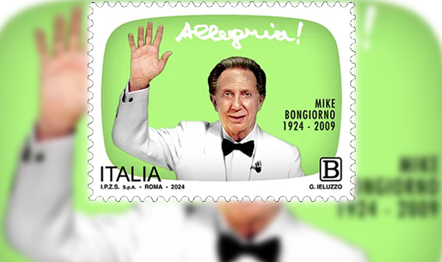 Un francobollo per ricordare i 100 dalla nascita di Mike Bongiorno