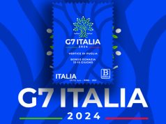 Filatelia, un francobollo celebrativo della Presidenza Italiana del G7