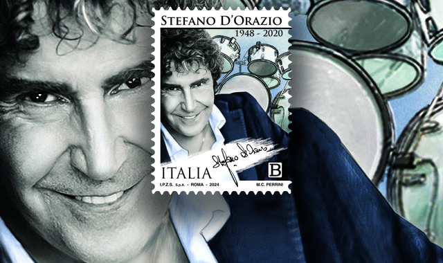Un francobollo per ricordare Stefano D’Orazio, batterista e “motore” dei Pooh