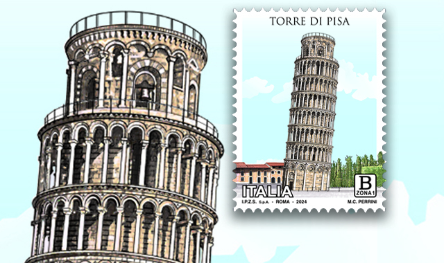 Poste Italiane: un francobollo per la Torre di Pisa