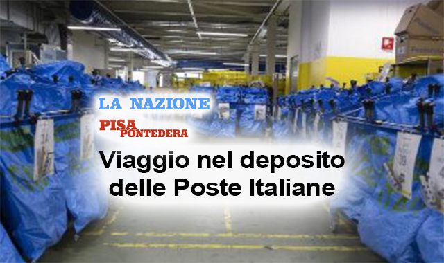 Il centro di smistamento di Poste a Pisa si prepara al picco di agosto: “Da qui i pacchi sull’Isola d’Elba”