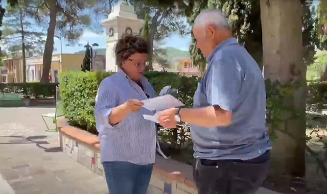 Calitri, le consegne di Elisa nella perla dell’Irpinia