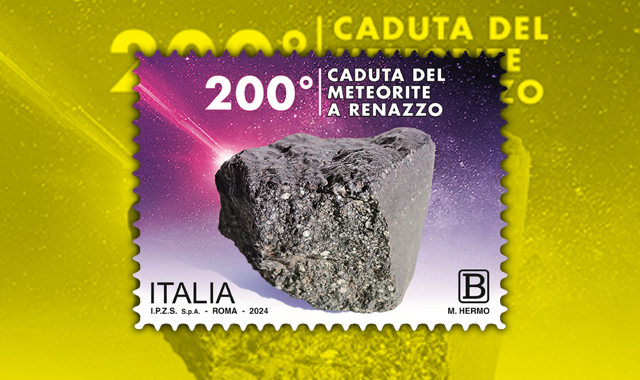 Un francobollo ricorda i 200 anni dalla caduta del meteorite a Renazzo