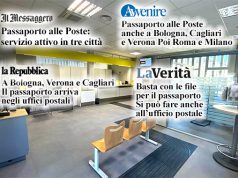 Passaporti negli uffici postali delle città: la notizia sulla stampa nazionale