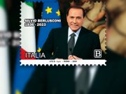 Un francobollo ricorda Silvio Berlusconi