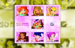 Filatelia e fantasia: un francobollo dedicato a Winx Club