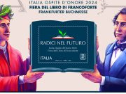 Un francobollo su Italia ospite d'onore a Fiera del Libro a Francoforte