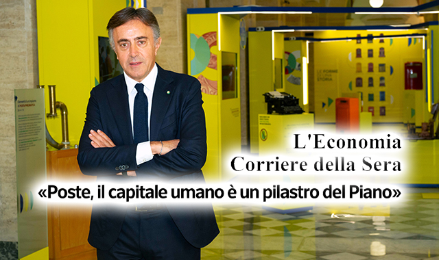 Il Direttore Generale Lasco: “Il capitale umano è un pilastro del piano di Poste”