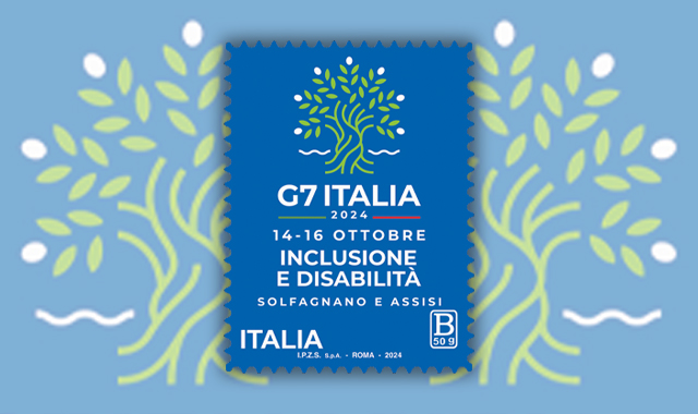 Poste: un francobollo per il G7 Inclusione e Disabilità