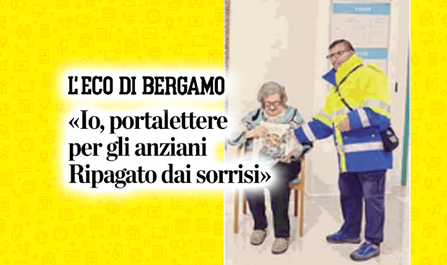 Bergamo: il lavoro di Gianpiero, il “portalettere dei nonni”