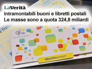 Risparmio postale: metà dei residenti in Italia si affida a buoni e libretti