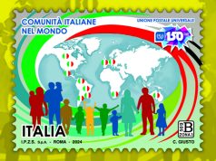 Un francobollo per celebrare 150 anni di Unione Postale Universale