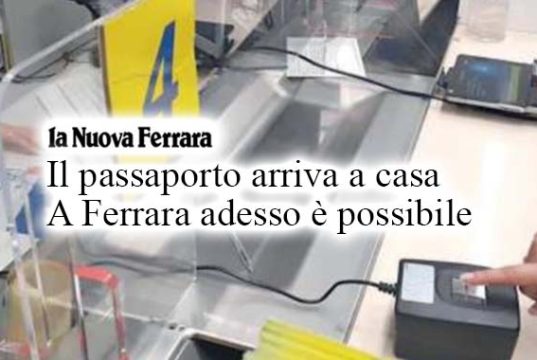 Passaporti a domicilio con Poste: ora si può anche a Ferrara